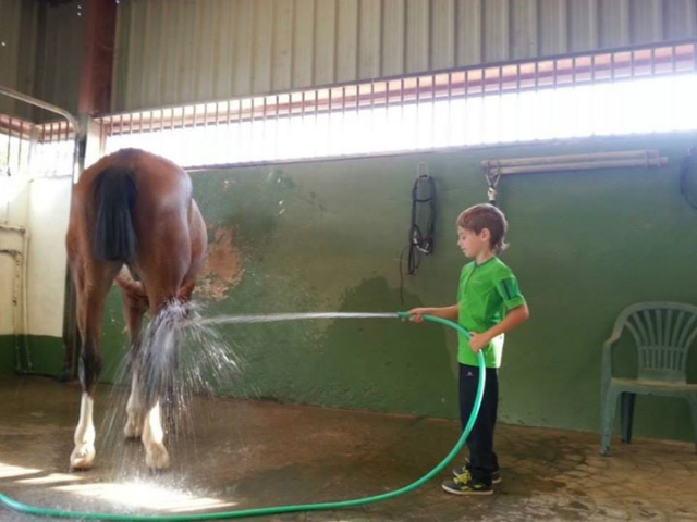 Hora de la ducha
